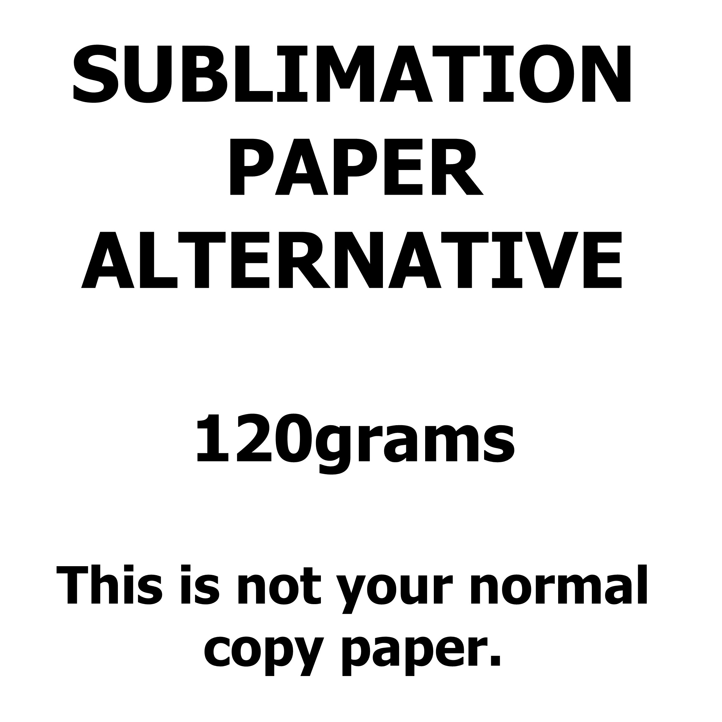 Sublimation Paper Alternative 120gsm Just Ask Debbie