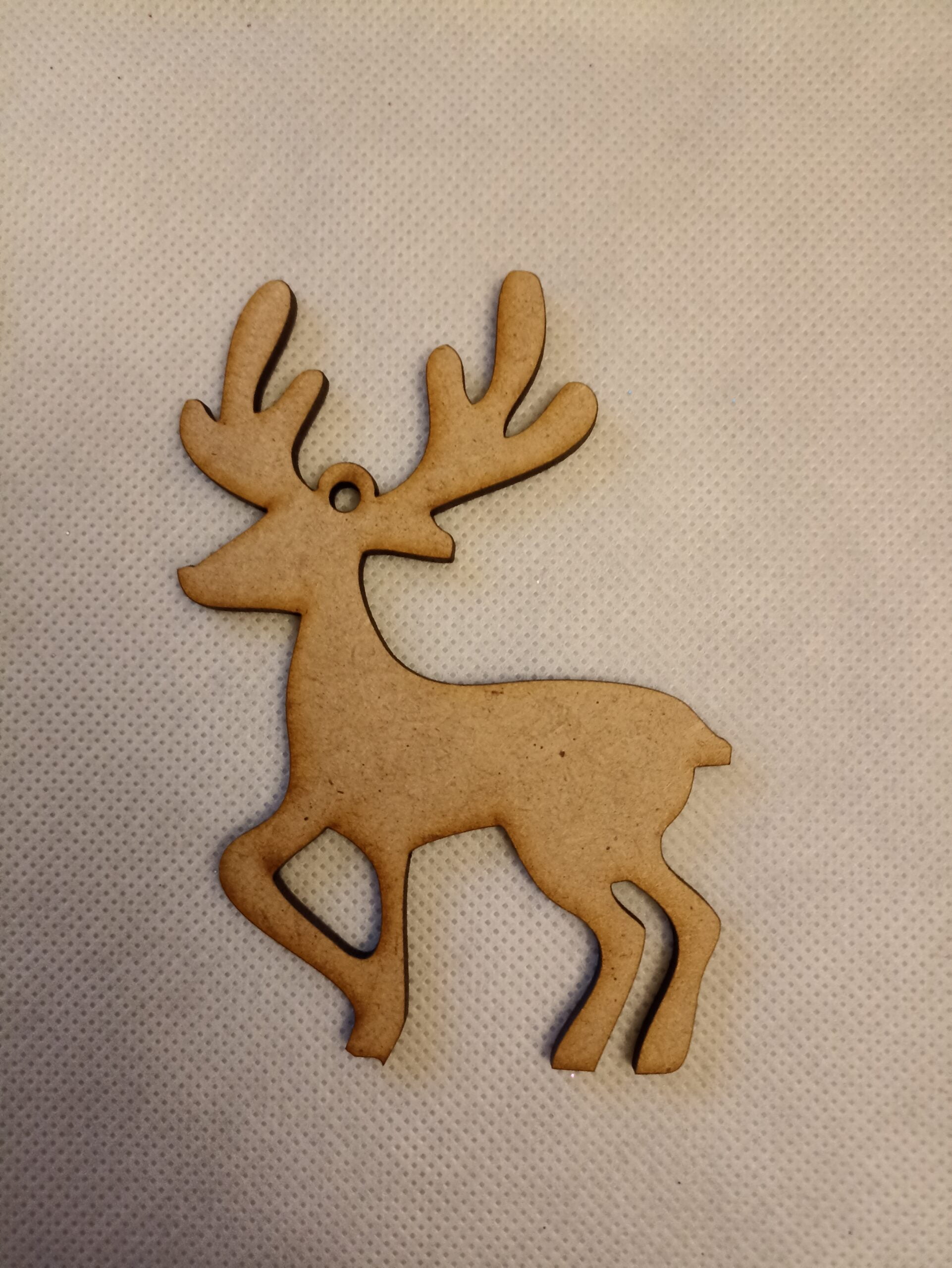 Reindeer Wooden Hanging Christmas Decoration - Just Ask Debbie